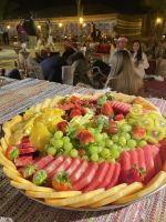 Nachtisch im Wüstencamp