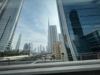Fahrt mit der Metro zur Dubai Marina