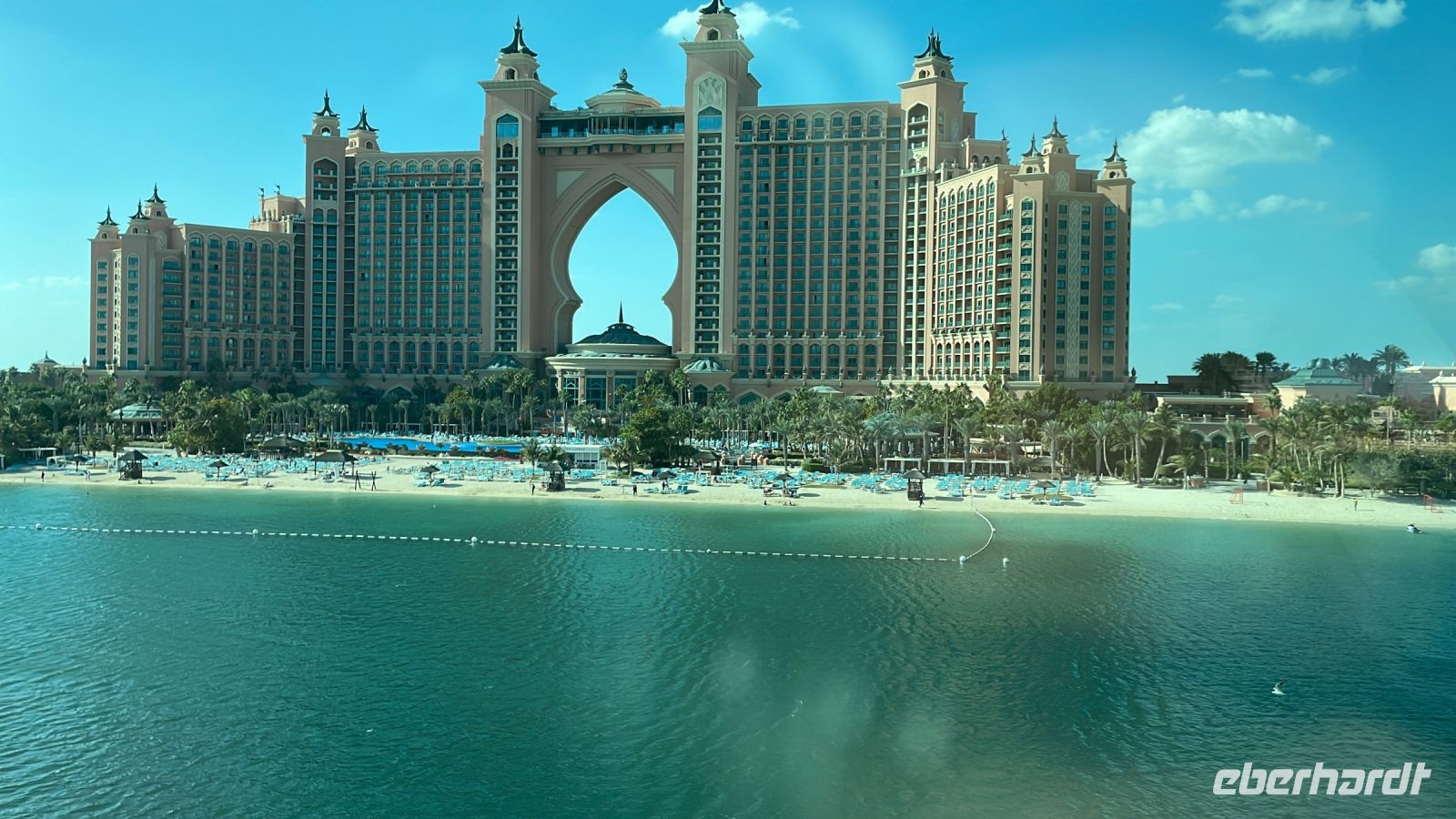 Fahrt mit der Monorail zur Palmeninsel - Atlantis Hotel