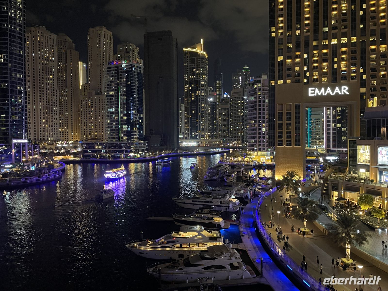 Dubai Marina - Blick vom Restaurant Cargo am Pier 7