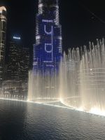 Wasserspiele am Burj Khalifa