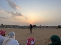 Falkenshow in der Wüste