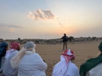 Falkenshow in der Wüste