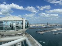 Riesenrad Ain Dubai - Blick auf die Palme