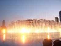 Wasserspiel am Burj Khalifa