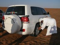 Die Luft fÜr die WÜstensafari wird abgelassen!