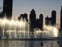 Wasserspiele am Burj Khalifa 