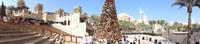 Panorama Souk Madinat Dubai mit Weihnachtsbaum
