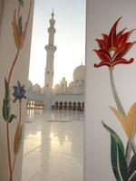 Blumenmuster Sheikh Zayed Moschee Abu Dhabi