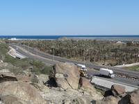 Blick auf die Küstenlandschaft von Fujairah