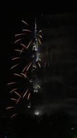 Feuerwerk Silvester 2013 mit Blick zum Burj Khalifa