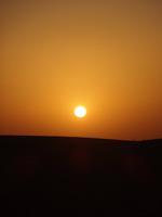 Wüstensafari Sonnenuntergang in der Wüste Dubai