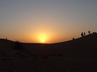 Wüstensafari Sonnenuntergang in der Wüste Dubai