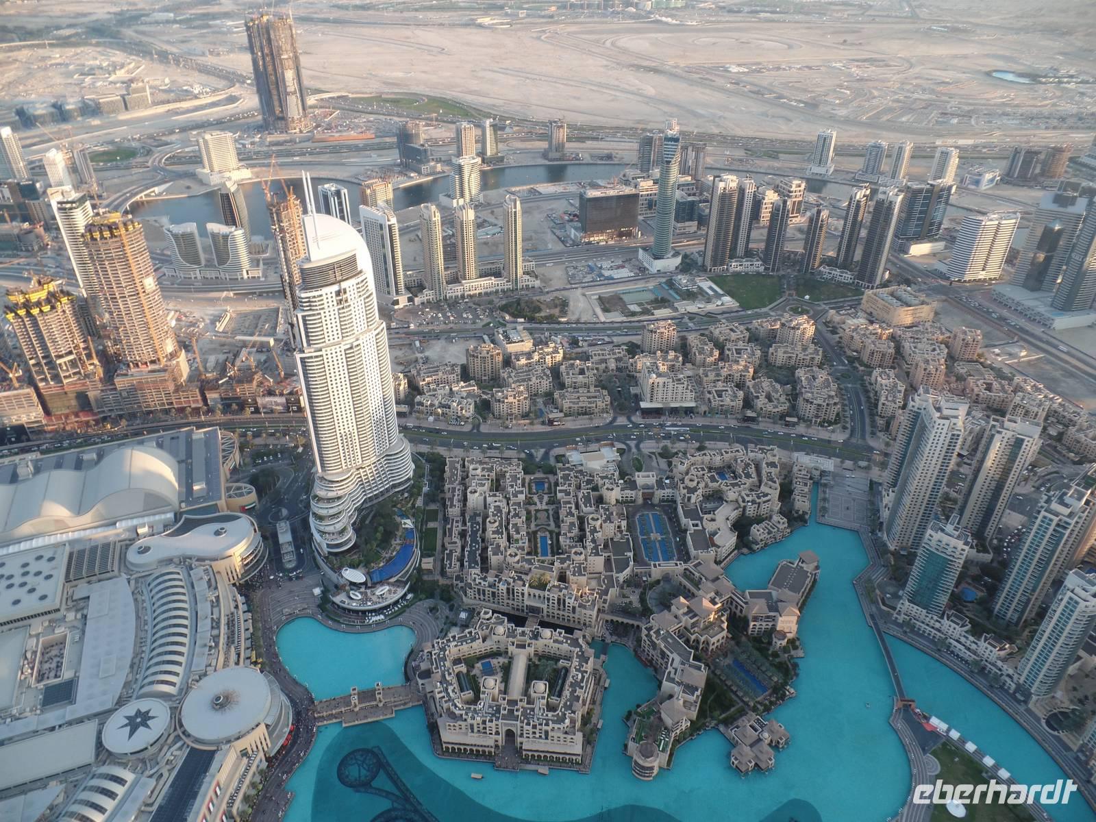 Burj Khalifa, Blick vom 124 Stock