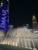 Dubai - Wasserspiele beim Abendessen