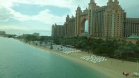 Fahrt mit der Monorail auf Palm Jumairah