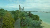 Fahrt mit der Monorail auf Palm Jumairah