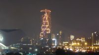 Silvesterabend in Dubai Festival City - Feuerwerk am Burj Khalifa