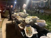 Silvesterfeier in Festival-City mit Skyline-Blick