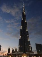 Sonnenuntergang am Burj Khalifa 