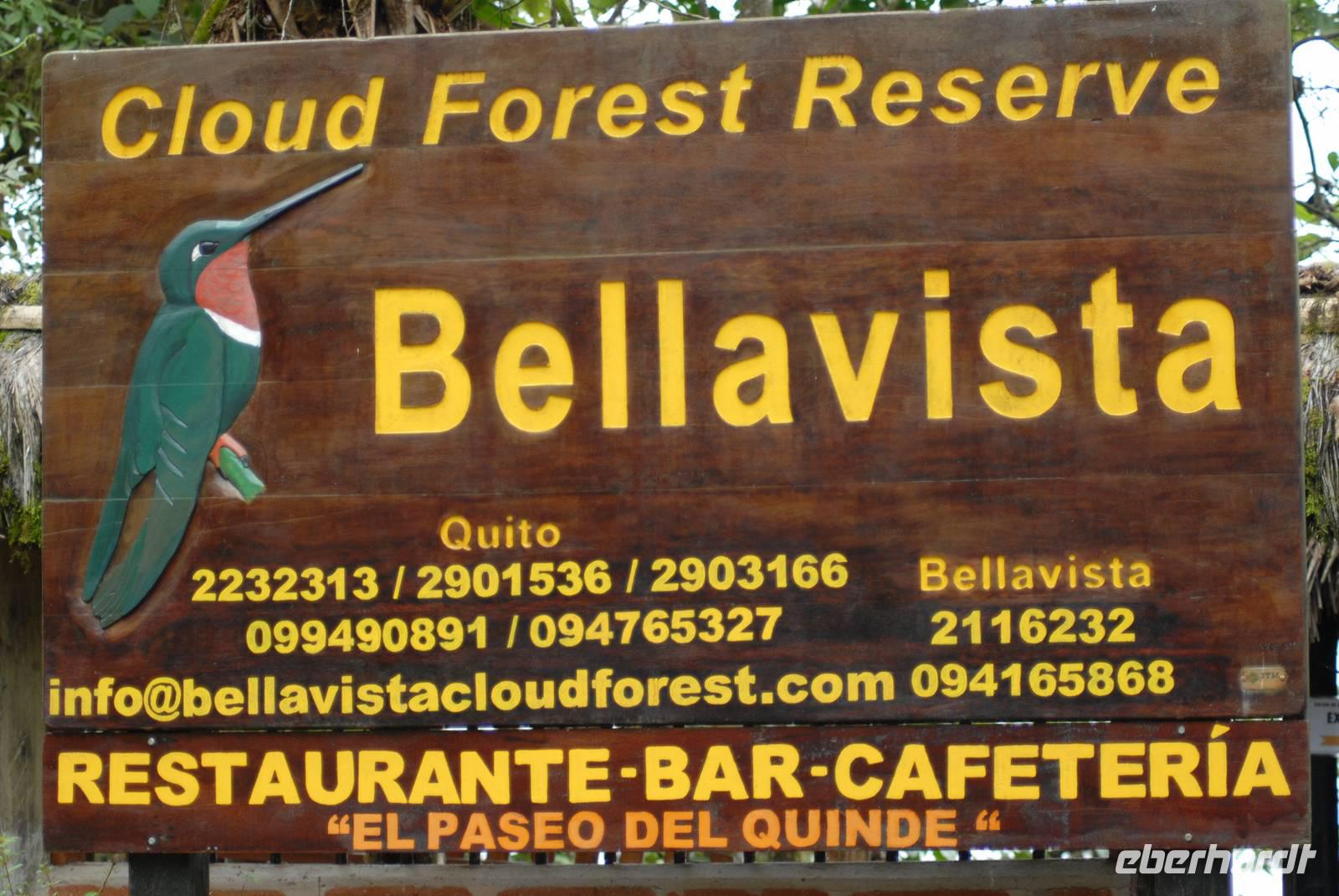 Eingang zur Lodge Bellavista