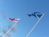 ... Carters Bar... und tschüss England... welcome to Scotland!!