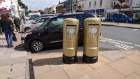 Goldene Briefkästen in Stratford