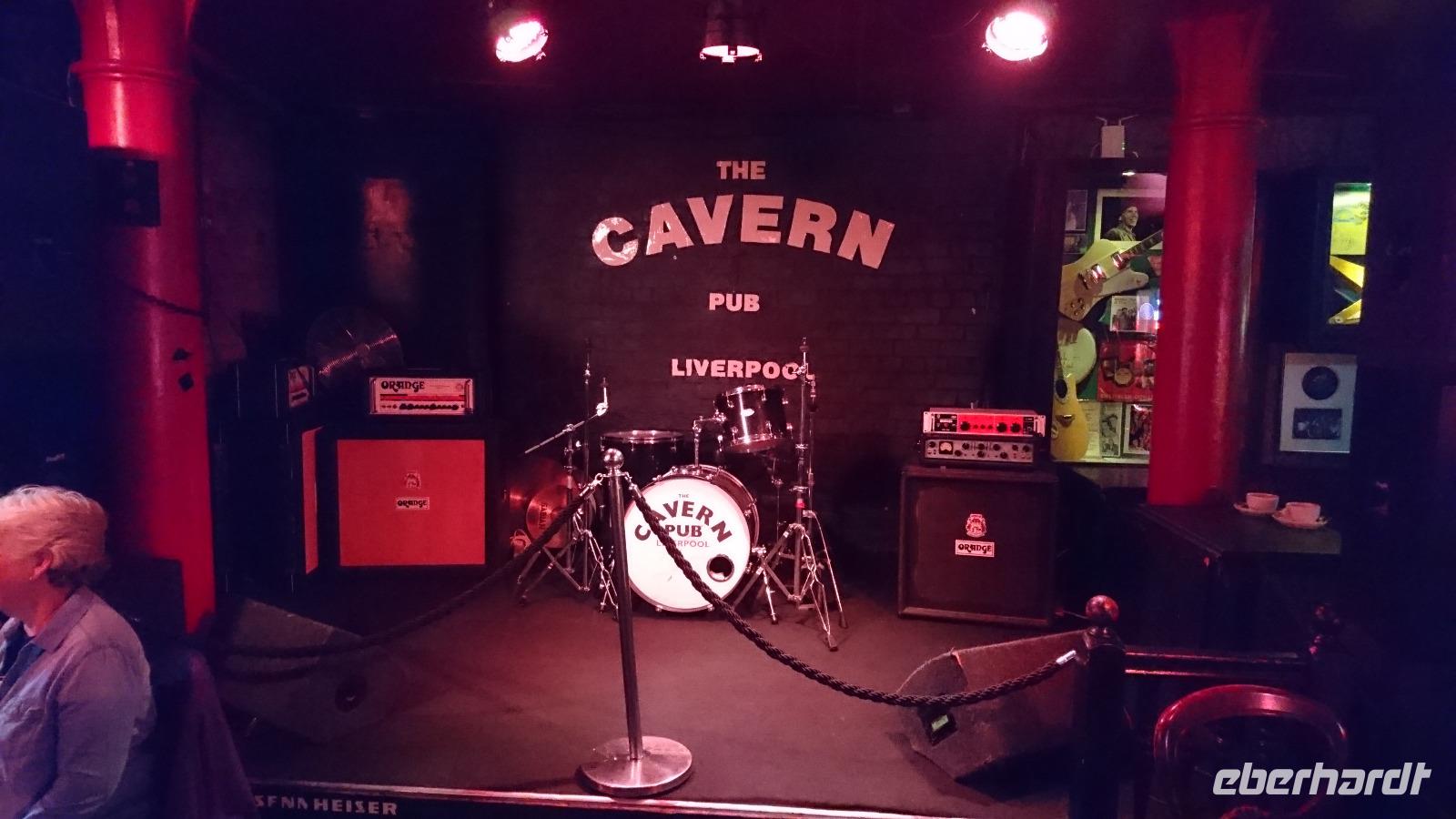 Im Cavern Club in Liverpool