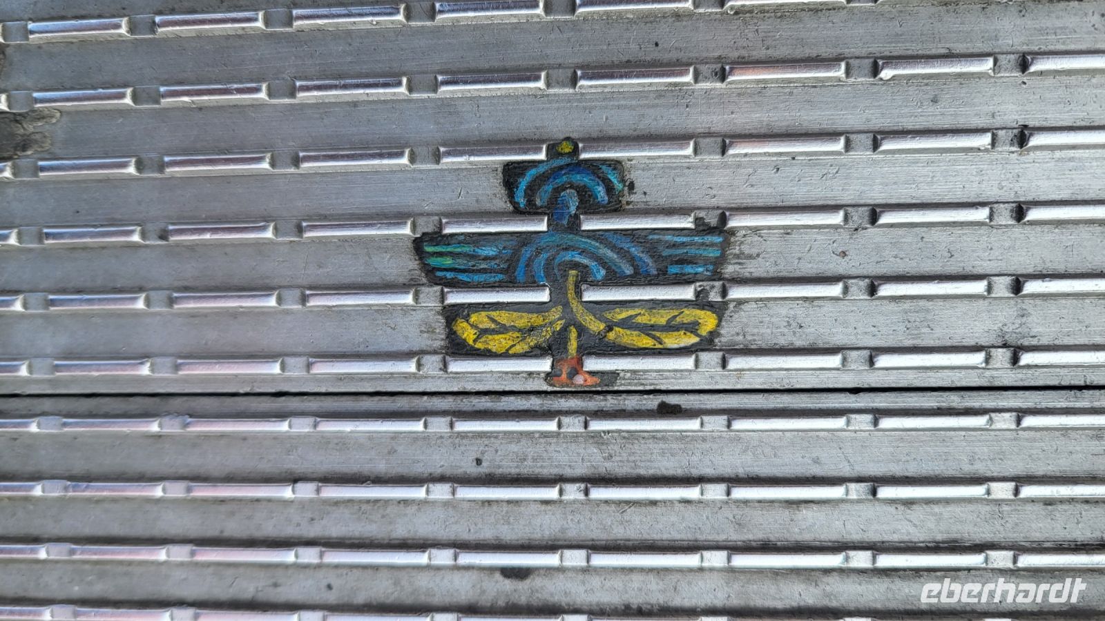 017 – England, London, Millennium Bridge, Kaugummikunst