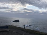 Blick aufs Meer vor Newquay