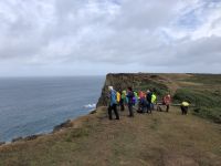 Gegen den Wind ... Küstenwanderung