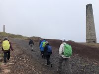 Greevor Tin Mine - Beginn zur Wanderung Southwest-Coastpath