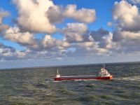 DFDS. Morgens auf der Nordsee