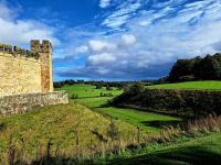 Alnwick Castle. Landscape