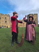 Alnwick Castle. Broomstick Training. Die Professoren