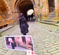 Alnwick Castle. Hermine oder Katrin?