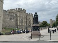 Windsor Castle mit Königin Victoria in Windsor