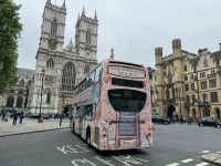 Westminster Abbey and The English Tea Bus - London