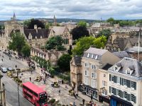 Oxford. Blick von der Kuppel des Sheldonian Theatre