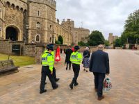 Windsor. Hoher Besuch beim König