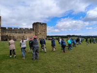 Alnwick Castle. Broomstick Training