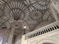 Deckengewölbe am Aufgang zum Speisesaal des Christ Church College