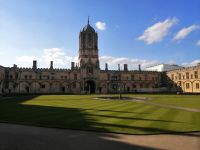 The Quad - ein grüner Innenhof des Christ Church Colleges