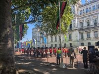 Wachswechsel am St. James Park, Beefeaters