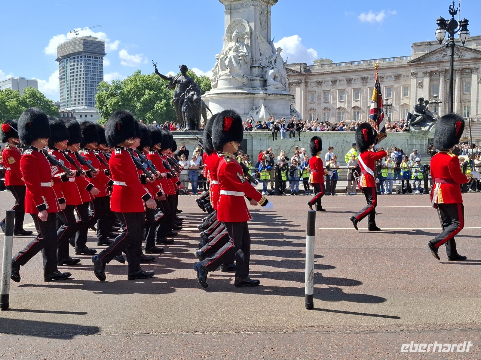 Aufmarsch zur großen Wachablösung 