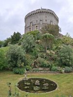 Der zentrale Turm von Schloss Windsor verrät dessen Ursprung als 