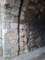 Fallgatterschlitz im alten Stadttor von Southampton