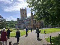 Buckfast Abbey am Rande des Dartmoors. 
