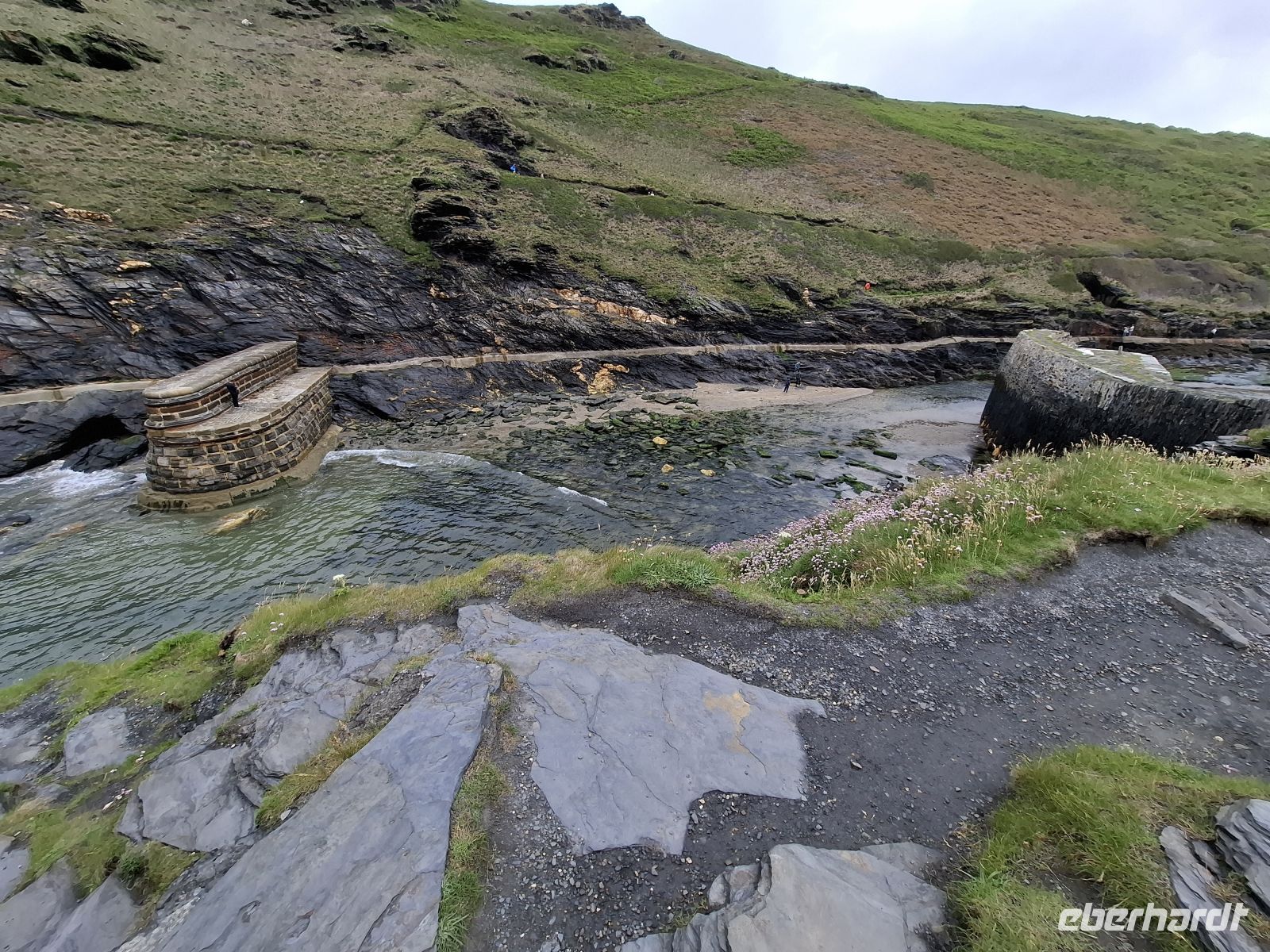 Boscastles Hafen mit 