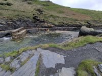 Boscastles Hafen mit 